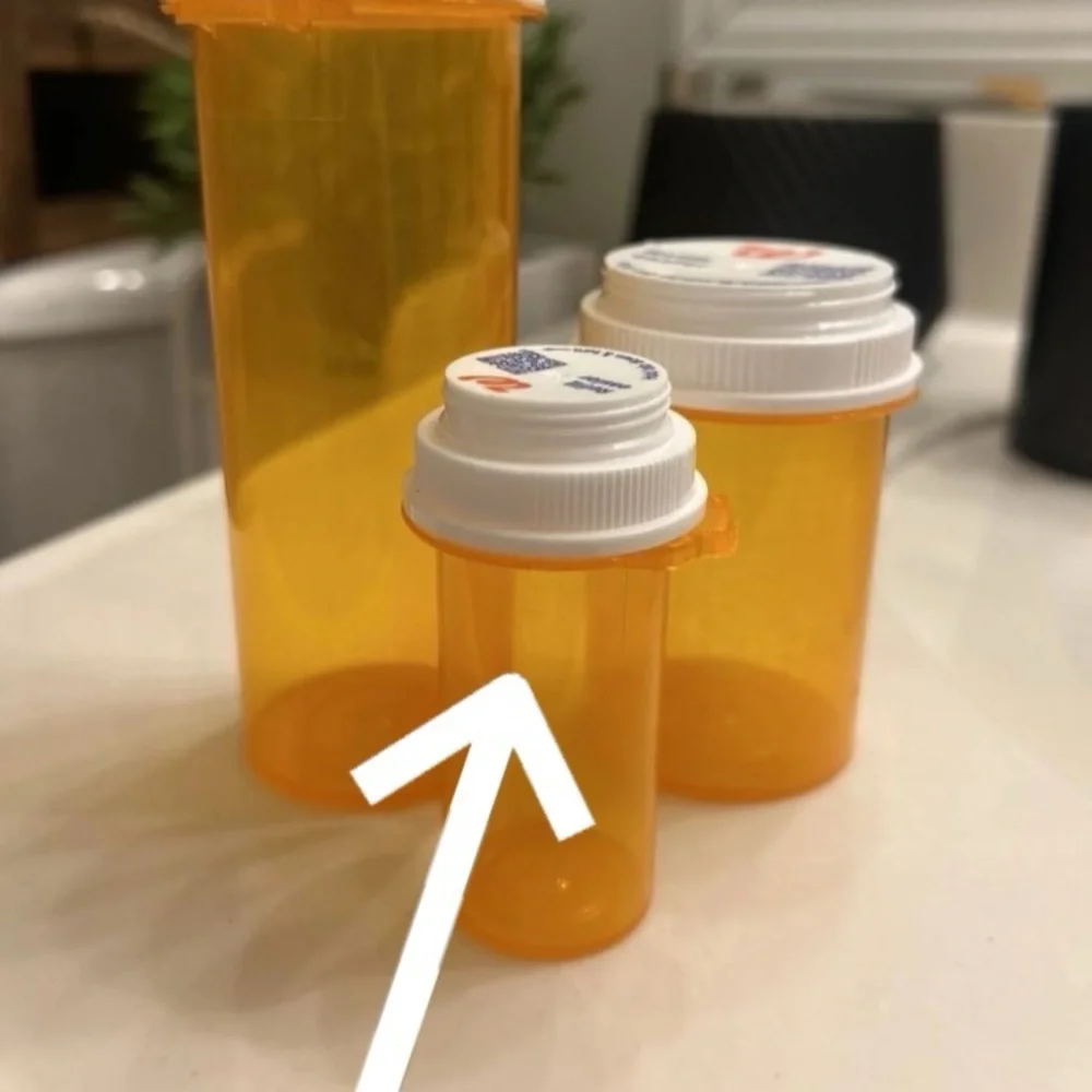 Medium size pill bottle